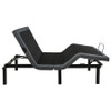 Weston Queen Dual-Motor Massage Adjustable Bed Base in Black and Grey / CS-350165Q