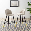 Cordial Fabric Bar Stools Set of 2 by Modway / EEI-4526