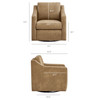 Liora Vegan Leather Swivel Armchair by Modway / EEI-7802