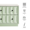 Mabry 23 Inch Geometric Faceted Two Drawer Nightstand by Modway / EEI-7835