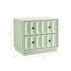 Mabry 23 Inch Geometric Faceted Two Drawer Nightstand by Modway / EEI-7835