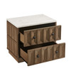 Mabry 23 Inch Geometric Faceted Two Drawer Nightstand by Modway / EEI-7835