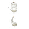 Tamarind Natural Rattan Hanging Chair by Modway / EEI-7902