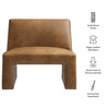 Amita Vegan Leather Armless Accent Chair by Modway / EEI-7905