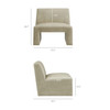 Amita Vegan Leather Armless Accent Chair by Modway / EEI-7905