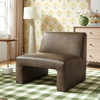 Amita Vegan Leather Armless Accent Chair by Modway / EEI-7905