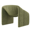 Vivi Looped Textural Fabric Curved Arm Accent Chair by Modway / EEI-7907