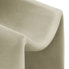 Vivi Vegan Leather Curved Arm Accent Chair by Modway / EEI-7908