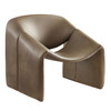 Vivi Vegan Leather Curved Arm Accent Chair by Modway / EEI-7908