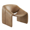 Vivi Vegan Leather Curved Arm Accent Chair by Modway / EEI-7908