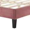 Novi Tapered Wood Leg Performance Velvet King Bed by Modway / MOD-6843