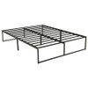 Gates Queen Heavy-Gauge Metal Platform Bed Frame Black / CS-305708Q