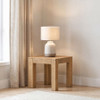 Butte Square Mango Wood End Table Natural / CS-706377