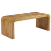 Booker 3-piece Mango Wood Coffee and End Table Set Natural / CS-702068-S3
