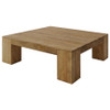 Butte Square Mango Wood Coffee Table Natural / CS-706378