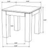 Butte 3-piece Mango Wood Coffee and End Table Set Natural / CS-706378-S3