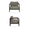 Kona 3-Piece Outdoor Patio Teak Wood Furniture Set by Modway / EEI-7643
