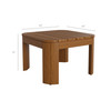 Kona 3-Piece Outdoor Patio Teak Wood Furniture Set by Modway / EEI-7643