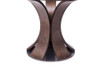 Naser 5-piece 48-inch Round Dining Table Set Grey and Dark Walnut / CS-115480DWA-S5
