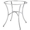 Kline Curved Metal Dining Table Base Chrome / CS-122160CHRB1