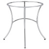 Kline Curved Metal Dining Table Base Chrome / CS-122160CHRB1