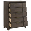 Farre 5-drawer Chest of Drawers Dark Brown / CS-225325