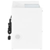 Furda 2-drawer LED Nightstand Bedside Table with Speaker White High Gloss / CS-306132WHT