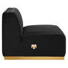 Conjure 4-Piece Channel Tufted Performance Velvet Sectional by Modway / EEI-5848