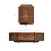 Yarrow 77 Inch Fluted Four Door TV Stand by Modway / EEI-7851