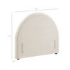 Resort Twin Size Stain-Resistant Performance Velvet Arched Headboard by Modway / MOD-7363