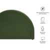 Resort King Size Stain-Resistant Performance Velvet Arched Headboard by Modway / MOD-7366