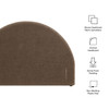 Resort Full Size Upholstered Fabric Arched Headboard by Modway / MOD-7368