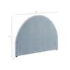 Resort Full Size Upholstered Fabric Arched Headboard by Modway / MOD-7368