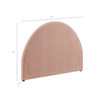 Resort King Size Upholstered Fabric Arched Headboard by Modway / MOD-7370