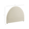 Resort King Size Upholstered Fabric Arched Headboard by Modway / MOD-7370