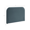 Keynote Queen Size Stain-Resistant Performance Velvet Headboard by Modway / MOD-7373
