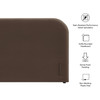 Keynote Queen Size Stain-Resistant Performance Velvet Headboard by Modway / MOD-7373