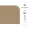 Keynote King Size Stain-Resistant Performance Velvet Headboard by Modway / MOD-7374