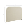 Keynote Queen Size Upholstered Fabric Headboard by Modway / MOD-7377