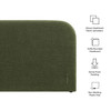 Keynote Queen Size Upholstered Fabric Headboard by Modway / MOD-7377