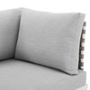 Harmony Sunbrella® Basket Weave Outdoor Patio Aluminum Loveseat by Modway / EEI-4962