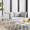 Harmony Sunbrella® Outdoor Patio Aluminum Loveseat by Modway / EEI-4963