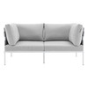 Harmony Sunbrella® Outdoor Patio Aluminum Loveseat by Modway / EEI-4964