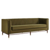 Devote 93 Inch Performance Velvet Channel Tufted Sofa by Modway / EEI-7996
