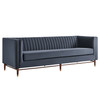 Devote 93 Inch Performance Velvet Channel Tufted Sofa by Modway / EEI-7996