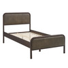 Wexford Vegan Leather Twin Platform Bed by Modway / MOD-7390