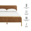 Wexford Vegan Leather King Platform Bed by Modway / MOD-7393