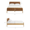 Wexford Vegan Leather King Platform Bed by Modway / MOD-7393