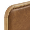 Wexford Vegan Leather King Platform Bed by Modway / MOD-7393