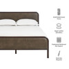 Wexford Vegan Leather King Platform Bed by Modway / MOD-7393